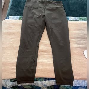 Lululemon dark green leggings